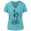 Women's Premium Deep V-Neck T-Shirt Thumbnail