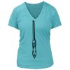 Women's Premium Deep V-Neck T-Shirt Thumbnail