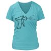 Women's Premium Deep V-Neck T-Shirt Thumbnail