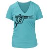 Women's Premium Deep V-Neck T-Shirt Thumbnail
