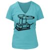 Women's Premium Deep V-Neck T-Shirt Thumbnail