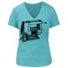 Women's Premium Deep V-Neck T-Shirt Thumbnail