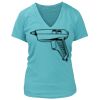 Women's Premium Deep V-Neck T-Shirt Thumbnail