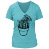 Women's Premium Deep V-Neck T-Shirt Thumbnail