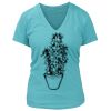 Women's Premium Deep V-Neck T-Shirt Thumbnail