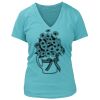Women's Premium Deep V-Neck T-Shirt Thumbnail
