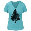 Women's Premium Deep V-Neck T-Shirt Thumbnail