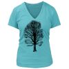Women's Premium Deep V-Neck T-Shirt Thumbnail