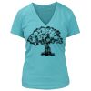 Women's Premium Deep V-Neck T-Shirt Thumbnail