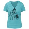 Women's Premium Deep V-Neck T-Shirt Thumbnail