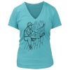 Women's Premium Deep V-Neck T-Shirt Thumbnail