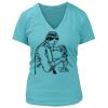 Women's Premium Deep V-Neck T-Shirt Thumbnail