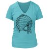 Women's Premium Deep V-Neck T-Shirt Thumbnail