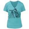 Women's Premium Deep V-Neck T-Shirt Thumbnail