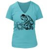 Women's Premium Deep V-Neck T-Shirt Thumbnail