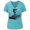 Women's Premium Deep V-Neck T-Shirt Thumbnail