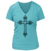 Women's Premium Deep V-Neck T-Shirt Thumbnail
