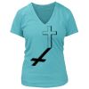 Women's Premium Deep V-Neck T-Shirt Thumbnail