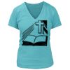 Women's Premium Deep V-Neck T-Shirt Thumbnail