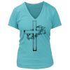 Women's Premium Deep V-Neck T-Shirt Thumbnail