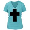 Women's Premium Deep V-Neck T-Shirt Thumbnail