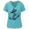 Women's Premium Deep V-Neck T-Shirt Thumbnail
