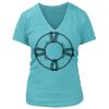Women's Premium Deep V-Neck T-Shirt Thumbnail