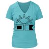 Women's Premium Deep V-Neck T-Shirt Thumbnail