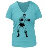 Women's Premium Deep V-Neck T-Shirt Thumbnail