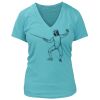 Women's Premium Deep V-Neck T-Shirt Thumbnail