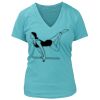 Women's Premium Deep V-Neck T-Shirt Thumbnail