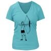 Women's Premium Deep V-Neck T-Shirt Thumbnail