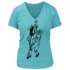 Women's Premium Deep V-Neck T-Shirt Thumbnail