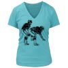 Women's Premium Deep V-Neck T-Shirt Thumbnail