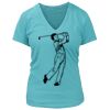 Women's Premium Deep V-Neck T-Shirt Thumbnail