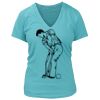 Women's Premium Deep V-Neck T-Shirt Thumbnail