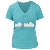 Women's Premium Deep V-Neck T-Shirt Thumbnail