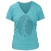 Women's Premium Deep V-Neck T-Shirt Thumbnail