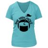 Women's Premium Deep V-Neck T-Shirt Thumbnail