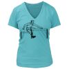 Women's Premium Deep V-Neck T-Shirt Thumbnail