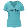 Women's Premium Deep V-Neck T-Shirt Thumbnail