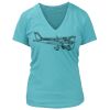 Women's Premium Deep V-Neck T-Shirt Thumbnail