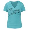 Women's Premium Deep V-Neck T-Shirt Thumbnail