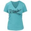 Women's Premium Deep V-Neck T-Shirt Thumbnail