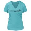 Women's Premium Deep V-Neck T-Shirt Thumbnail