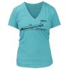 Women's Premium Deep V-Neck T-Shirt Thumbnail