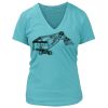 Women's Premium Deep V-Neck T-Shirt Thumbnail