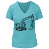 Women's Premium Deep V-Neck T-Shirt Thumbnail