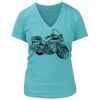 Women's Premium Deep V-Neck T-Shirt Thumbnail