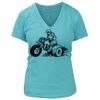 Women's Premium Deep V-Neck T-Shirt Thumbnail